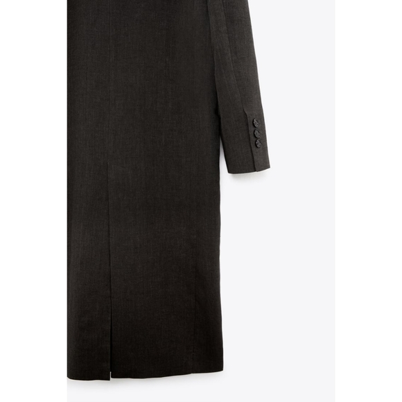 Zara linen blend coat - Picture 10 of 12